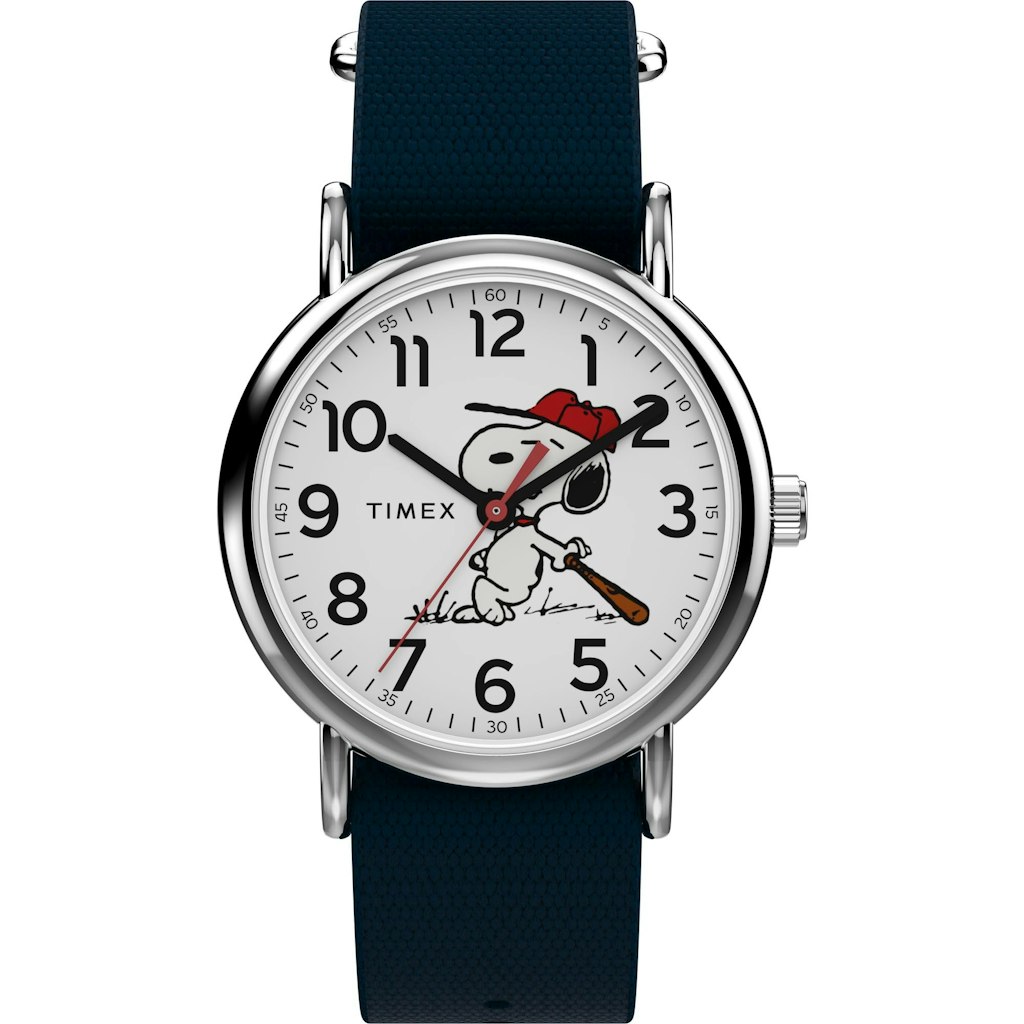 Timex Peanuts Men's Weekender Baseball 38mm Watch: $62