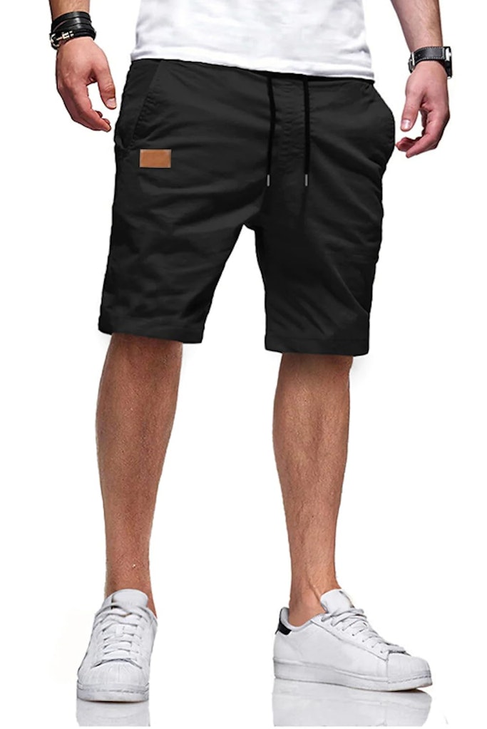 Men's Cotton Stretch Chino Shorts: $15