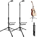 New Bee 2-Pack Adjustable Foldable Guitar Stand for $21 + free shipping w/ Prime