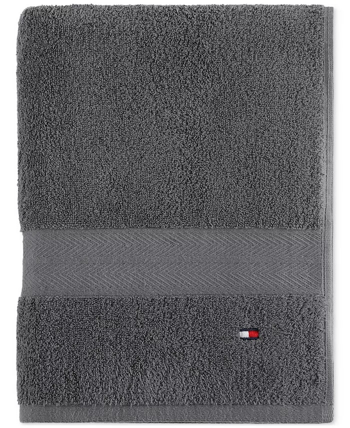 Tommy Hilfiger Home Modern American Solid Cotton Towels: $4 to $7