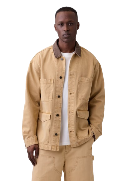 Gap Factory Men's Boxy Denim Chore Jacket: $20