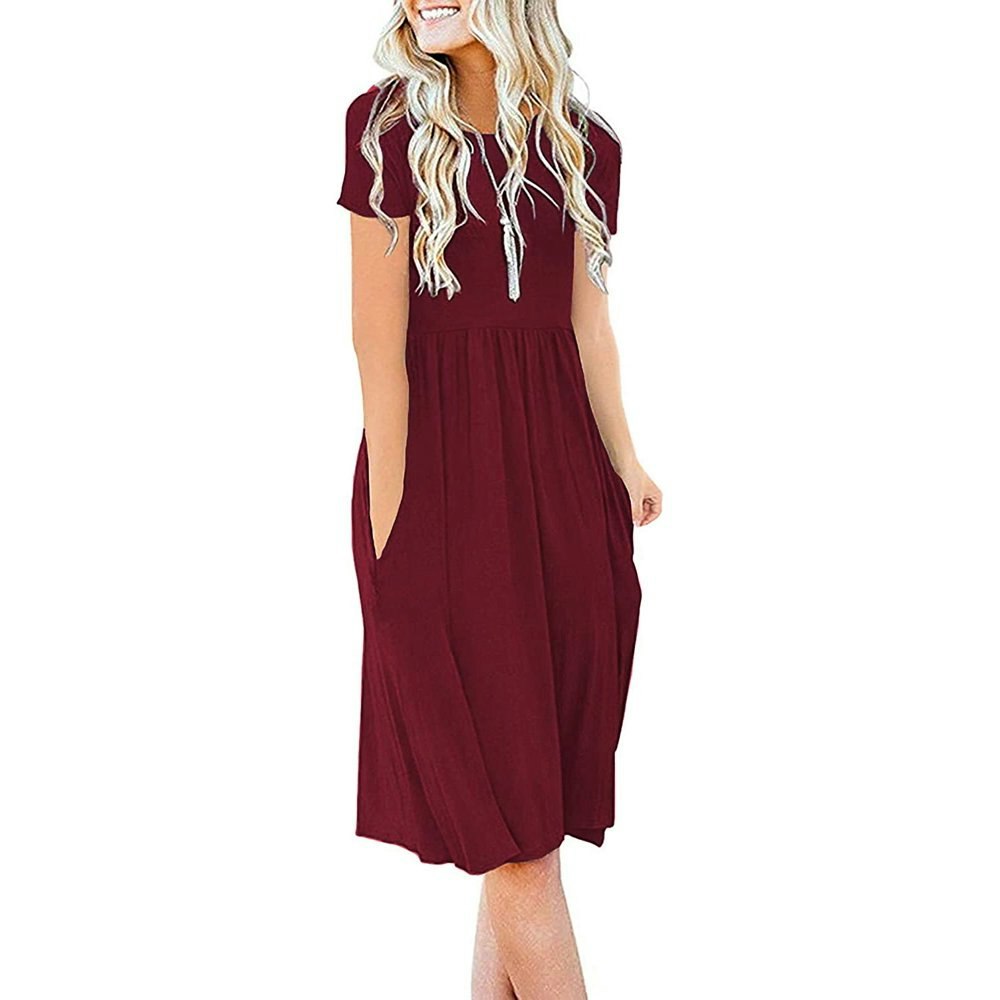 JuneFish Women's Short Sleeve Empire Waist Dress: $12.82 JuneFish Women's Short Sleeve Empire Waist Dress: $12.82