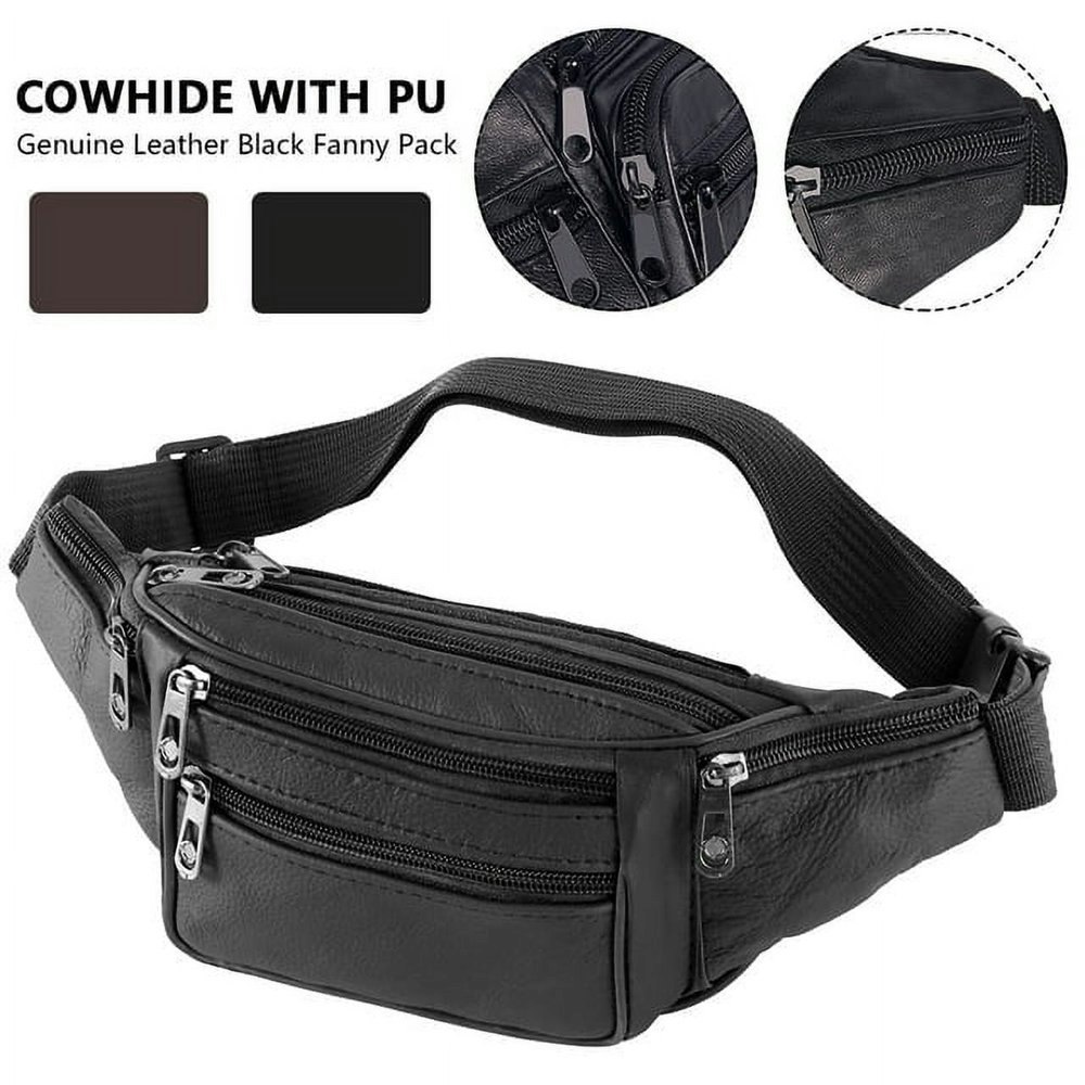 Euwbssr Leather Waist Fanny Pack: $10.79