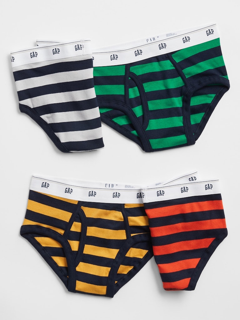 Kids' Striped Briefs 4-Pack: $14.99 Kids' Striped Briefs 4-Pack: $14.99