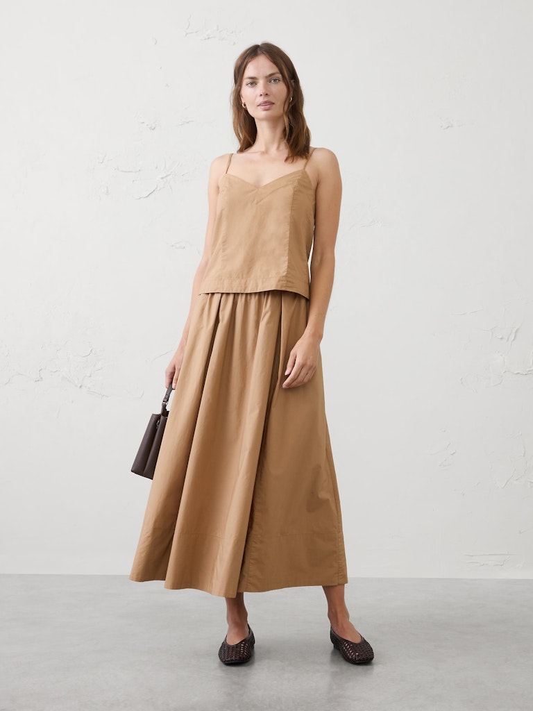 Pleated Swing Cropped Top: $35 Pleated Swing Cropped Top: $35