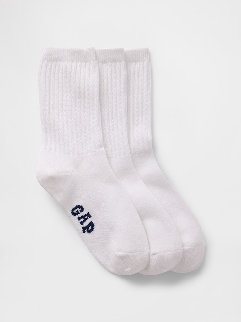 Gap Kids Logo Crew Socks 3-Pack: $5.99 Gap Kids Logo Crew Socks 3-Pack: $5.99