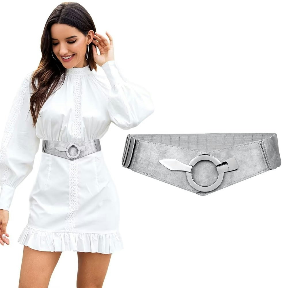Jasgood Women's Wide Elastic Waist Belt: $11.99 Jasgood Women's Wide Elastic Waist Belt: $11.99