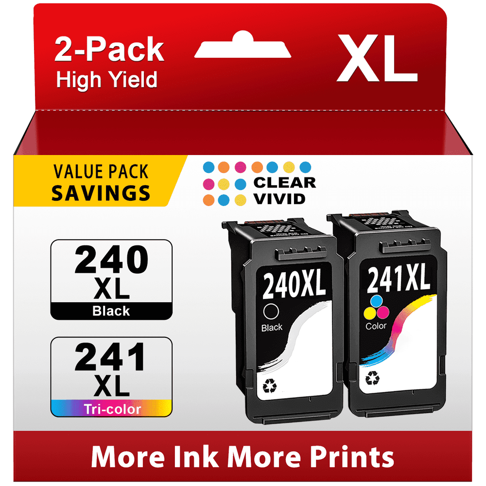 Canon 240XL and 241XL Ink Cartridge 2-Pack: $36.75 Canon 240XL and 241XL Ink Cartridge 2-Pack: $36.75