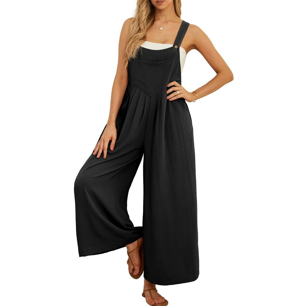 Cueply Women's Casual Wide Leg Overalls: $18.79