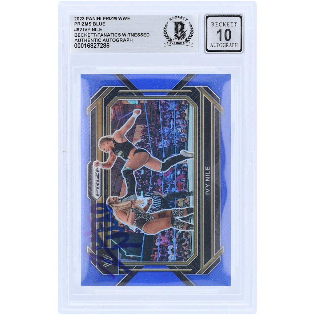 Ivy Nile 2023 Panini Prizm Blue Prizm #92 Autographed Card: $69.99 Ivy Nile 2023 Panini Prizm Blue Prizm #92 Autographed Card: $69.99