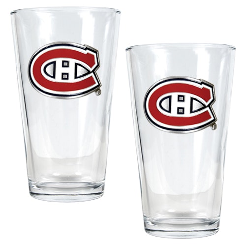 Montreal Canadiens 16-ounce Pint Glass Set: $34.99 Montreal Canadiens 16-ounce Pint Glass Set: $34.99