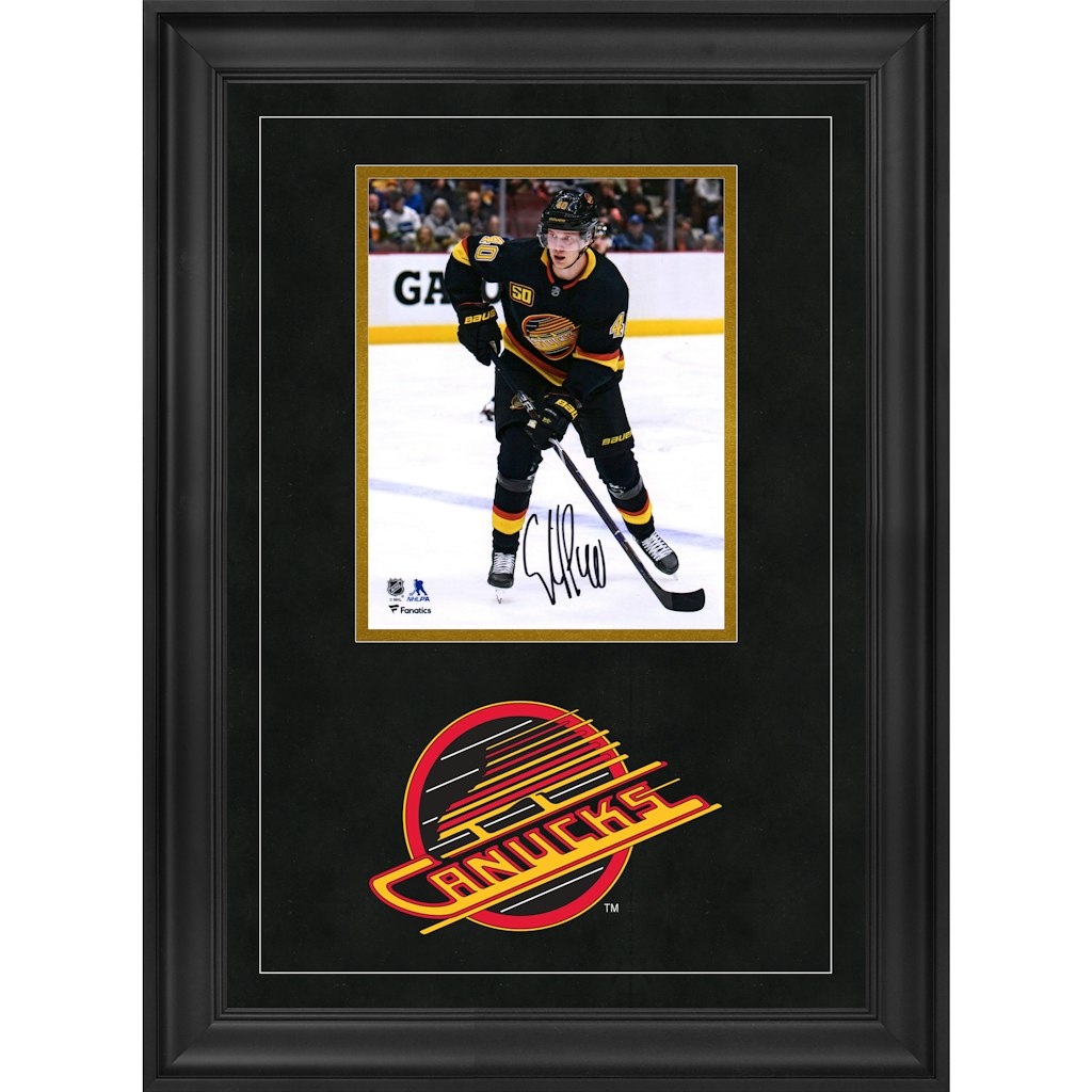 Elias Pettersson Vancouver Canucks Autographed 8" x 10" Framed Photograph: $169.99 Elias Pettersson Vancouver Canucks Autographed 8" x 10" Framed Photograph: $169.99