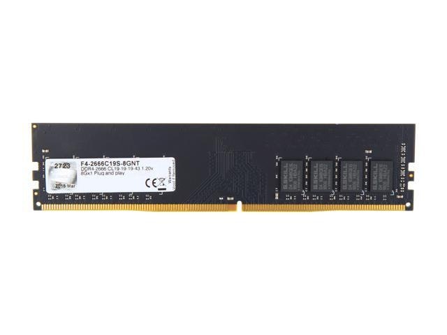 G.Skill Value Series 8GB DDR4 2666MHz Desktop Memory: $73.13