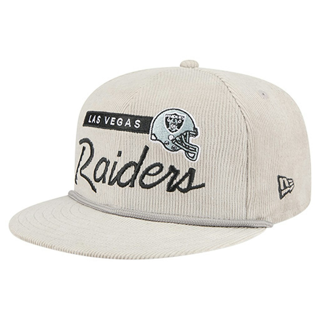 New Era Las Vegas Raiders Corduroy 9FIFTY Snapback Hat: $39.99 New Era Las Vegas Raiders Corduroy 9FIFTY Snapback Hat: $39.99