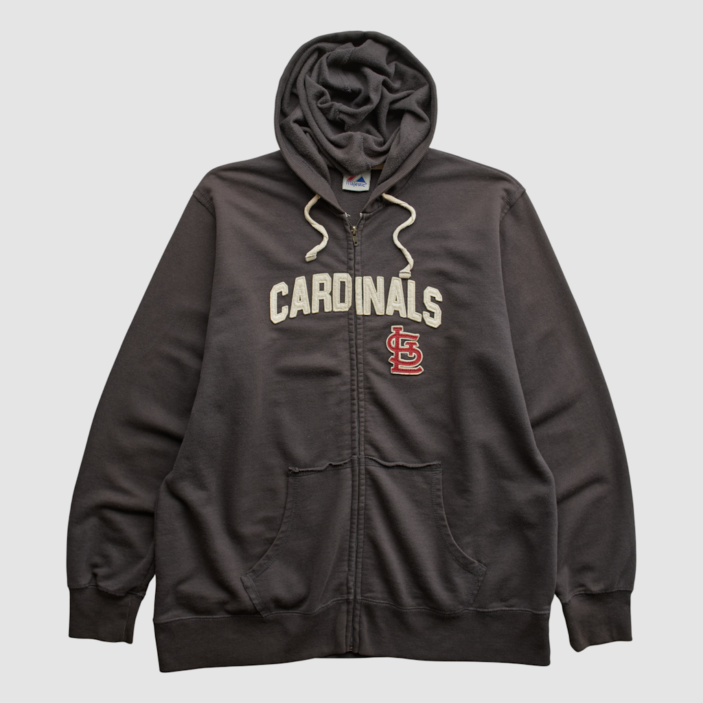 St. Louis Cardinals Fanatics Majestic Hooded Full Zip Sweatshirt: $64.99