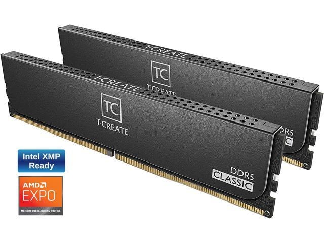 Team T-Create Classic 64GB DDR5 6000MHz Desktop Memory 2-Pack: $849.99