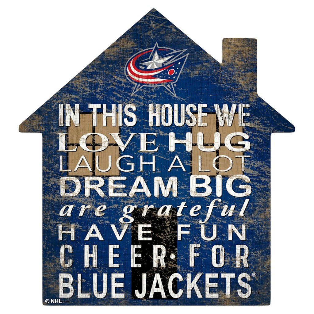 Columbus Blue Jackets 12-Inch Team House Sign: $34.99 Columbus Blue Jackets 12-Inch Team House Sign: $34.99