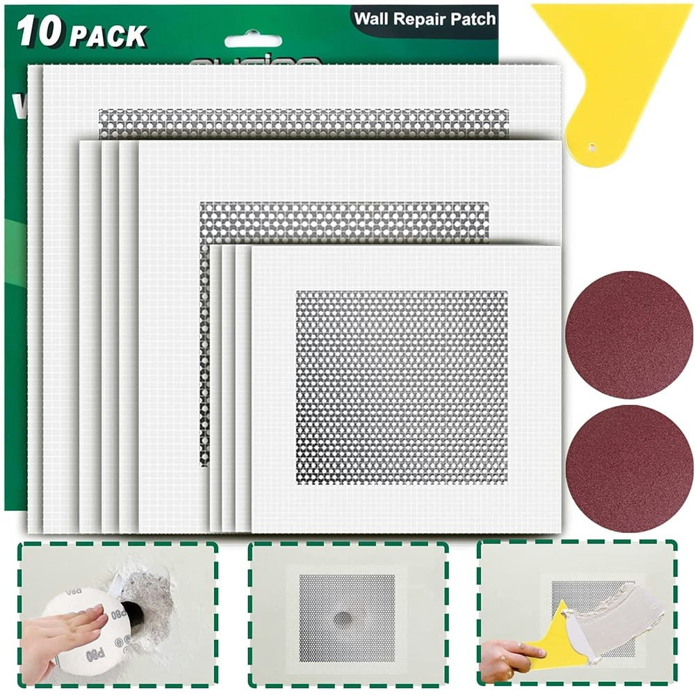 Fabulas Drywall Repair Patch Kit 10-Pack: $13.49