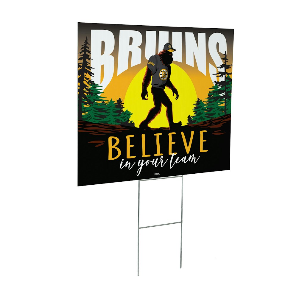 Boston Bruins 24" x 18" Bigfoot Yard Sign: $39.99 Boston Bruins 24" x 18" Bigfoot Yard Sign: $39.99