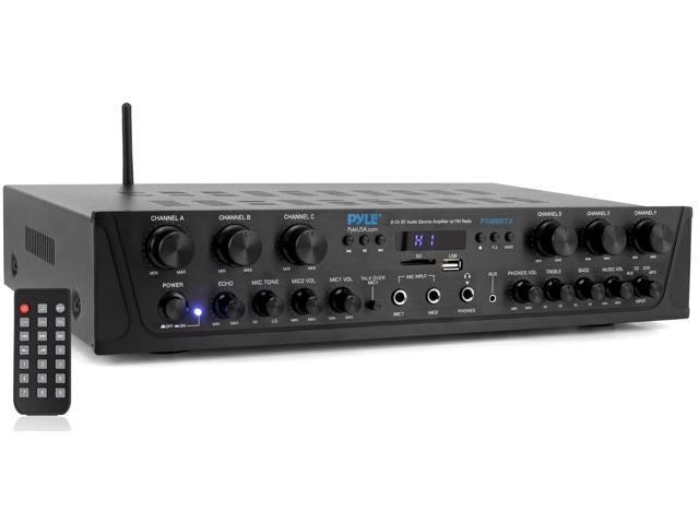 6-Channel 600W Bluetooth Stereo Home Audio Amplifier: $176.99 6-Channel 600W Bluetooth Stereo Home Audio Amplifier: $176.99