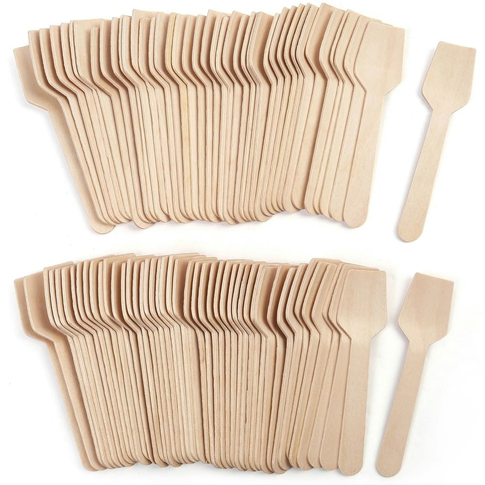 LotFancy 3.75-inch Mini Wooden Tasting Spoons 120-Pack: $6.99 LotFancy 3.75-inch Mini Wooden Tasting Spoons 120-Pack: $6.99