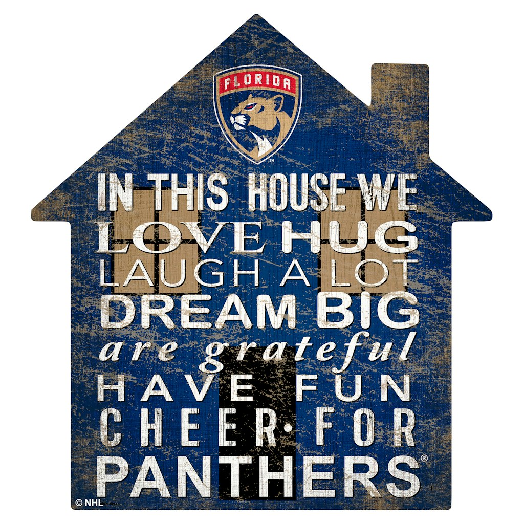 Florida Panthers 12-inch Team House Sign: $34.99 Florida Panthers 12-inch Team House Sign: $34.99