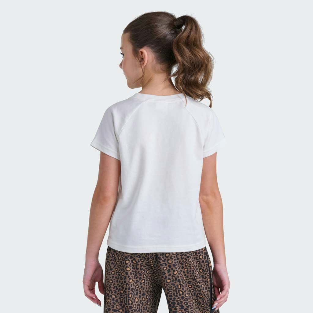 Short Sleeve Cheetah Trefoil Tee: $28