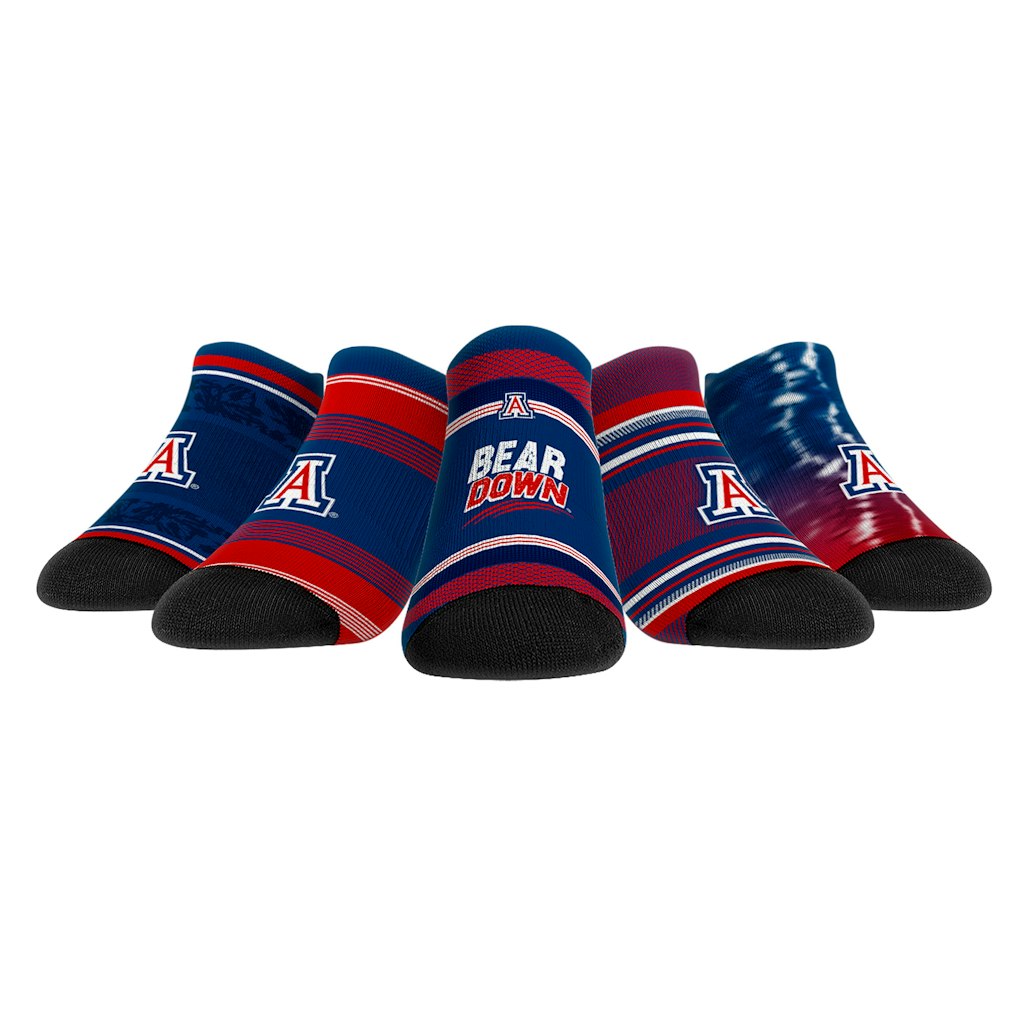 Arizona Wildcats Youth Rock Em Low-Cut Socks 5-Pack: $59.99