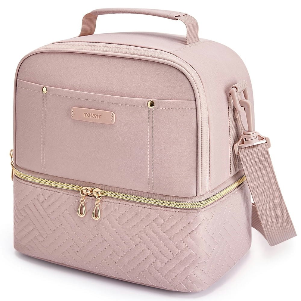 Tourit Insulated Double-Deck Lunch Cooler Bag: $16.99