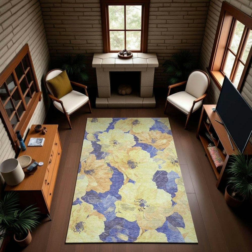 Mayfield Abstract Machine Washable 3' x 4' Area Rug: $53.48 Mayfield Abstract Machine Washable 3' x 4' Area Rug: $53.48