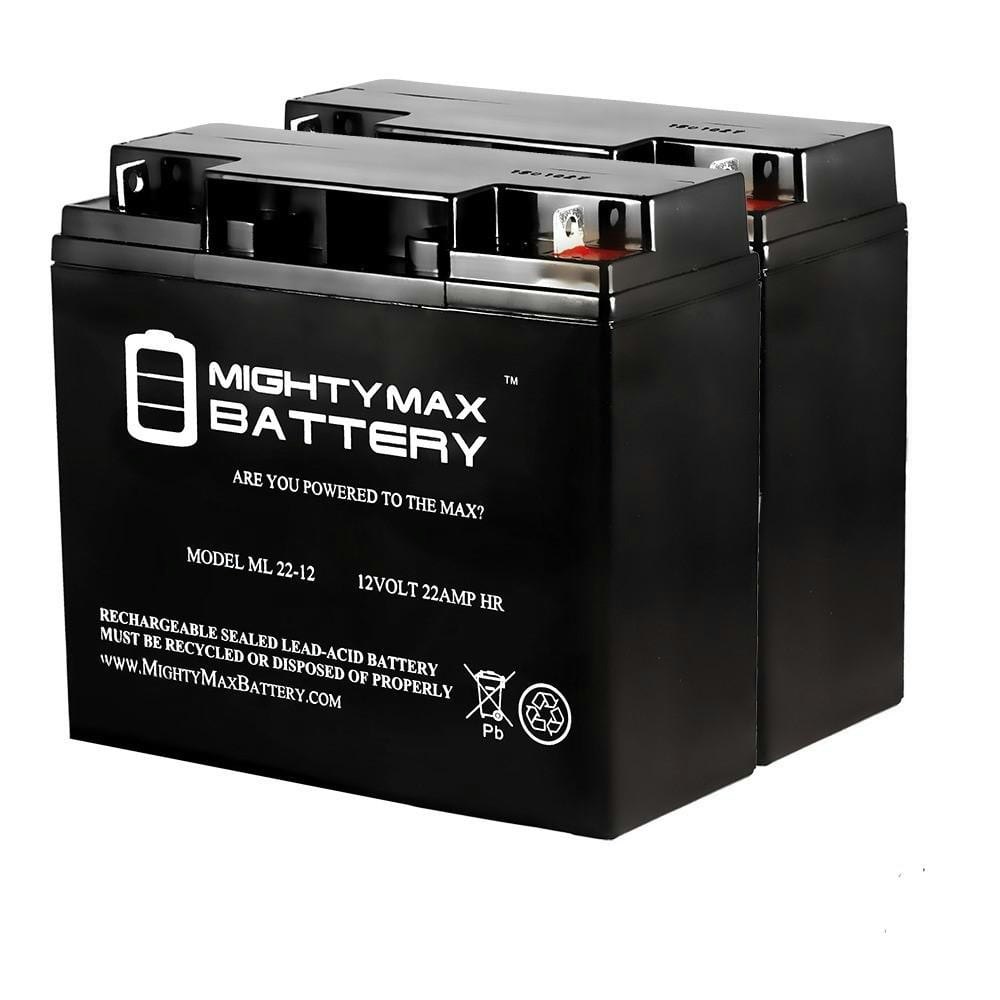 Merits Travel-Ease Regal P120 and P320 12V 22Ah Battery 2-Pack: $95.99