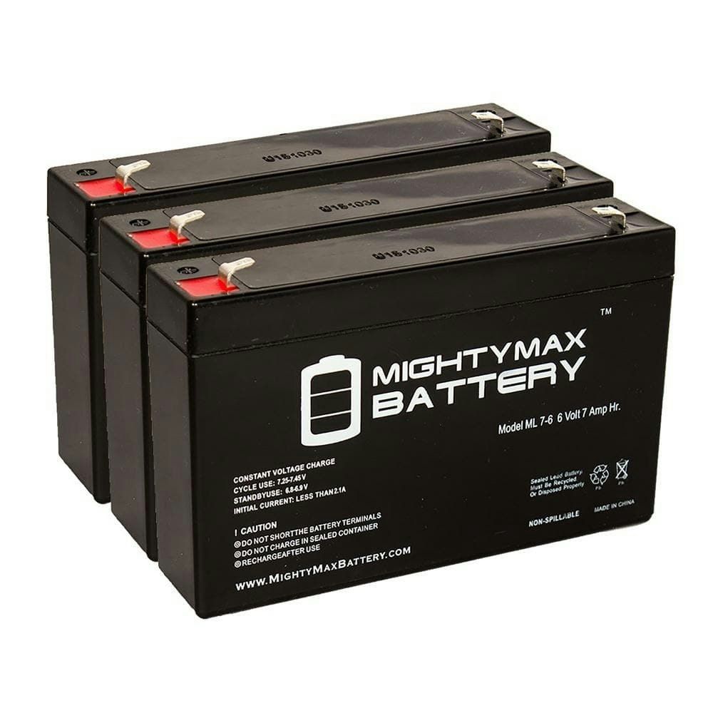 6V 7Ah SLA Replacement Battery 3-Pack: $43.19 6V 7Ah SLA Replacement Battery 3-Pack: $43.19
