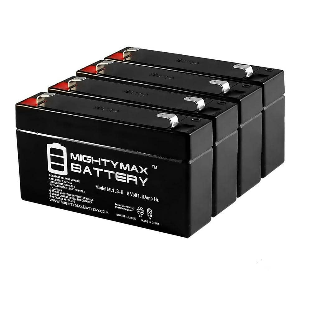 6V 1.3Ah Battery Replacement for CSB GH613 4-Pack: $29.99 6V 1.3Ah Battery Replacement for CSB GH613 4-Pack: $29.99