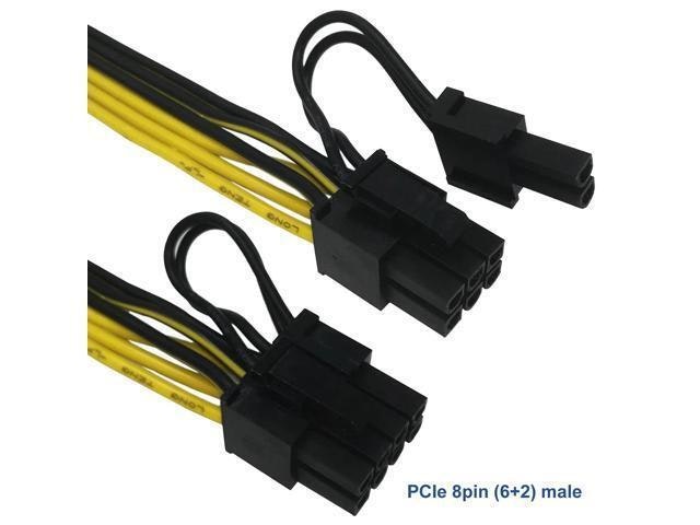 PCI-E 8-Pin to Dual 8-Pin Graphics Card Power Adapter Cable: $15.99 PCI-E 8-Pin to Dual 8-Pin Graphics Card Power Adapter Cable: $15.99