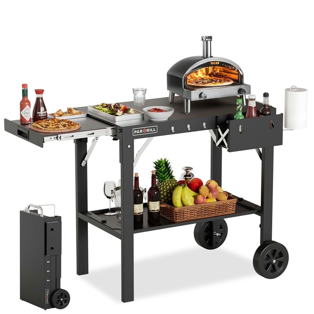 Pargrill Portable Folding BBQ Grill Cart: $98.99