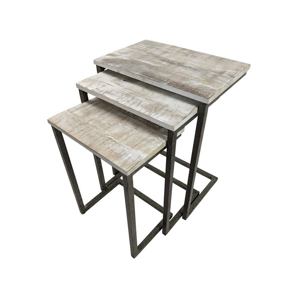 Carolina Living Addison Nesting Table 3-Piece Set: $177.99