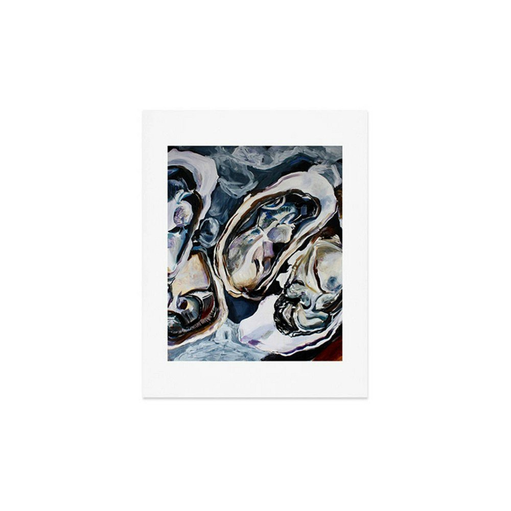 Deny Designs 11"x14" Oyster Triptych Art Print by Clau Robles Gil: $18.99