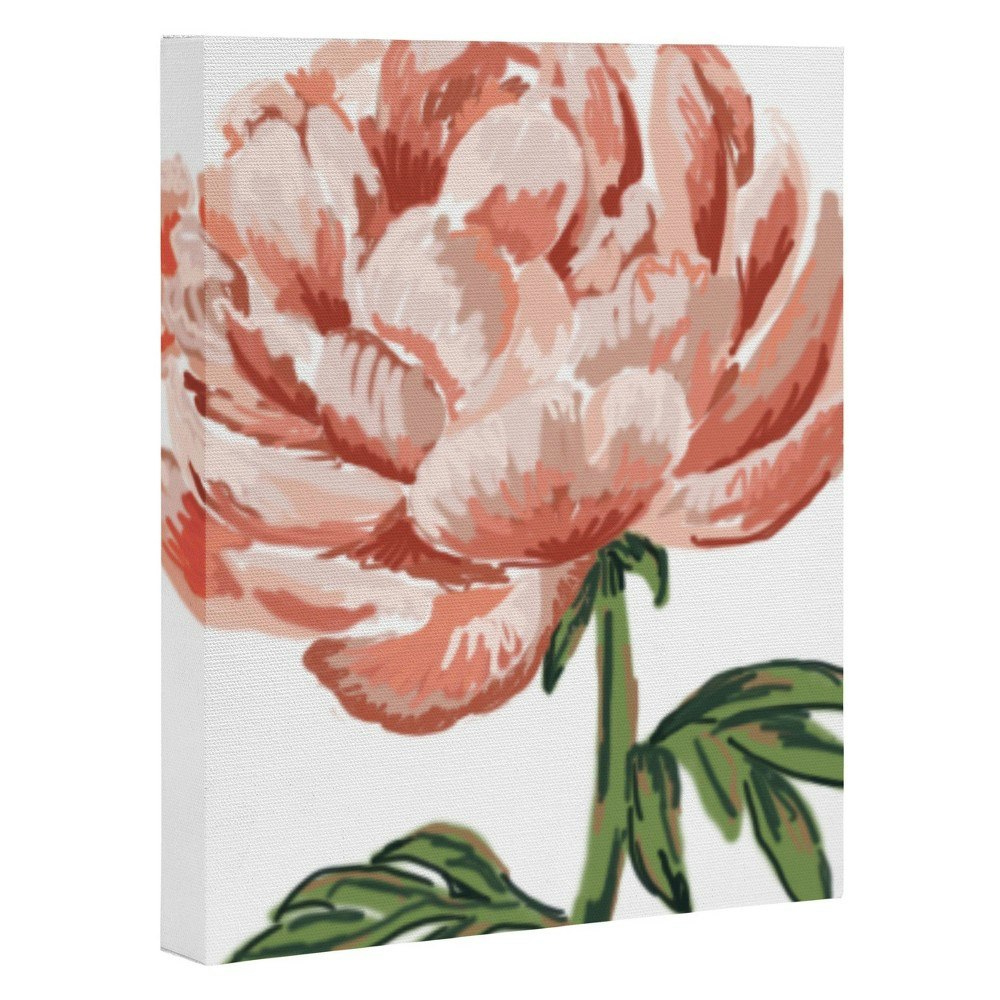 Nadiamlopez 24" x 30" Peony Bloom Wall Canvas: $99 Nadiamlopez 24" x 30" Peony Bloom Wall Canvas: $99