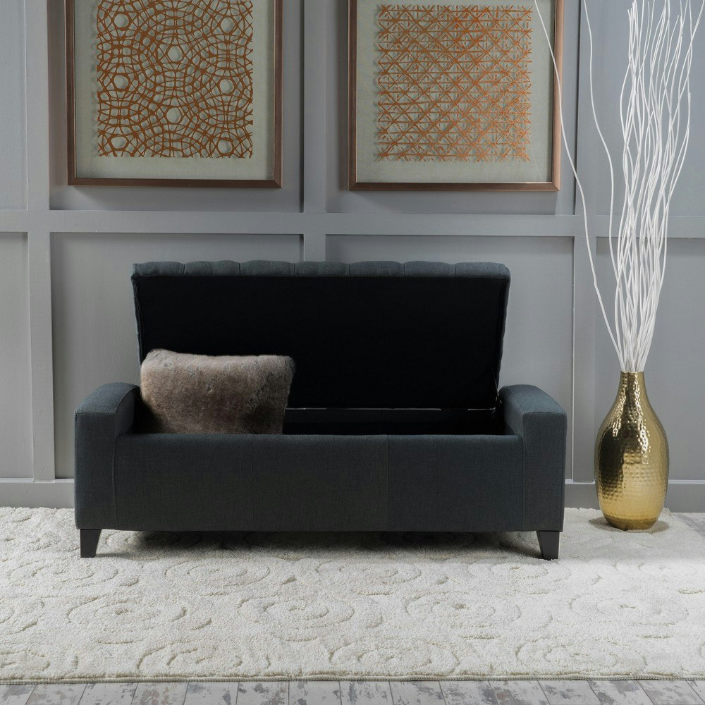 Christopher Knight Home Hikaru Upholstered Storage Ottoman: $230.99 Christopher Knight Home Hikaru Upholstered Storage Ottoman: $230.99