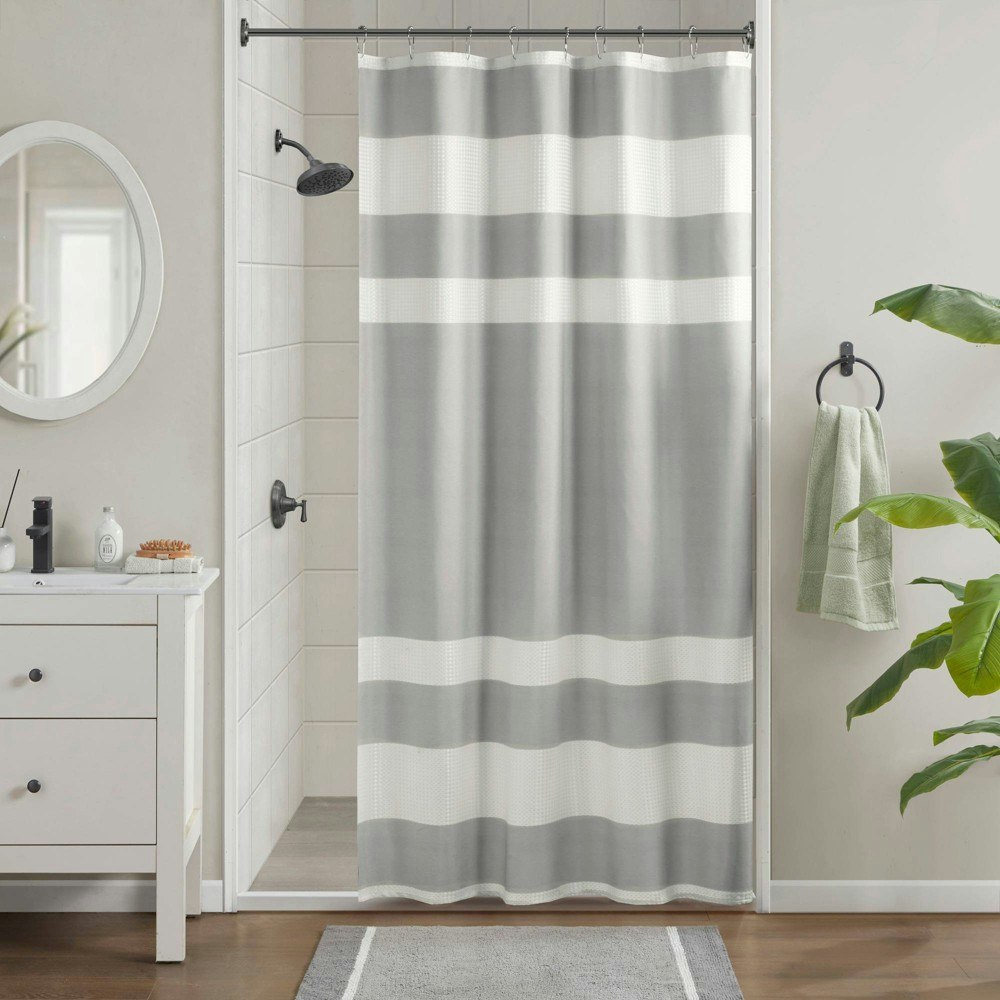54"x78" Waffle Shower Curtain: $24.99