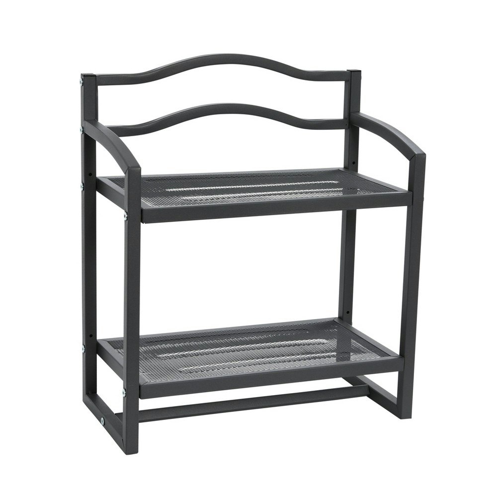 Household Essentials 2-Tier Metal Wall Mount Bathroom Storage Rack: $26.99 Household Essentials 2-Tier Metal Wall Mount Bathroom Storage Rack: $26.99
