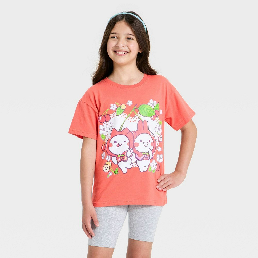 Girls' Mimi & Neko Graphic T-Shirt: $10 Girls' Mimi & Neko Graphic T-Shirt: $10