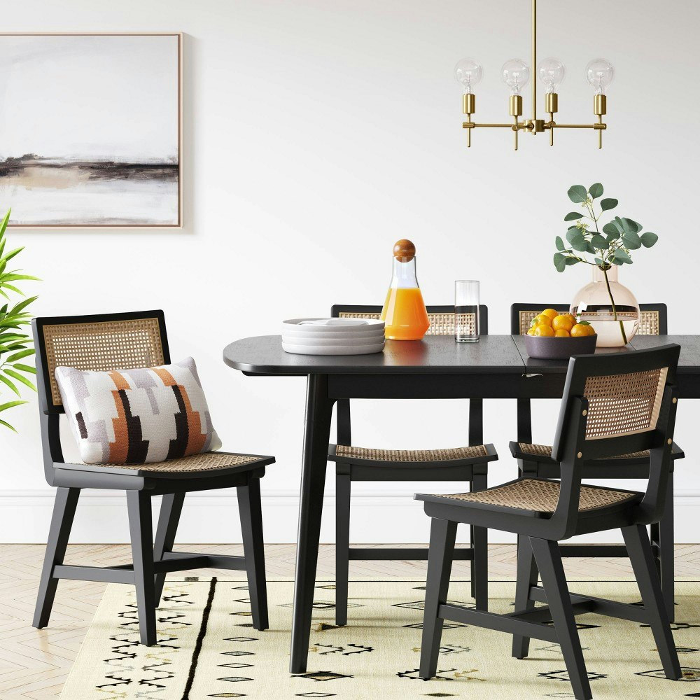 Tormod Backed Cane Dining Chair: $135 Tormod Backed Cane Dining Chair: $135