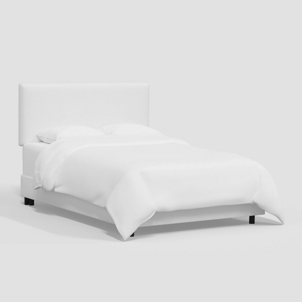 Threshold Olivia King Size Square Upholstered Velvet Bed: $900