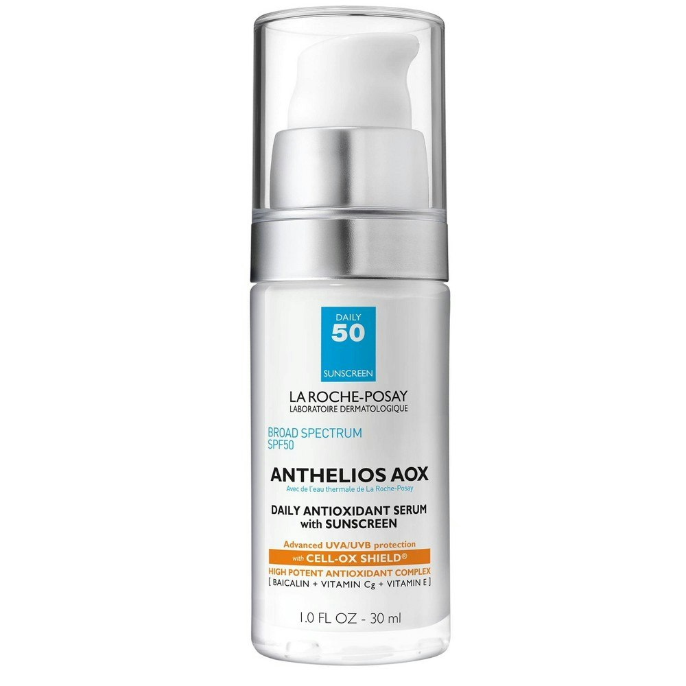 La Roche-Posay Anthelios AOX SPF 50 Daily Antioxidant Face Serum 1-fl oz: $44.99 La Roche-Posay Anthelios AOX SPF 50 Daily Antioxidant Face Serum 1-fl oz: $44.99