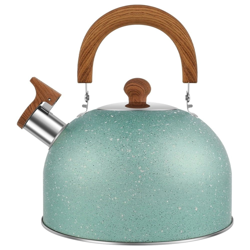 2.6-Quart Stainless Steel Whistling Tea Kettle: $17.99