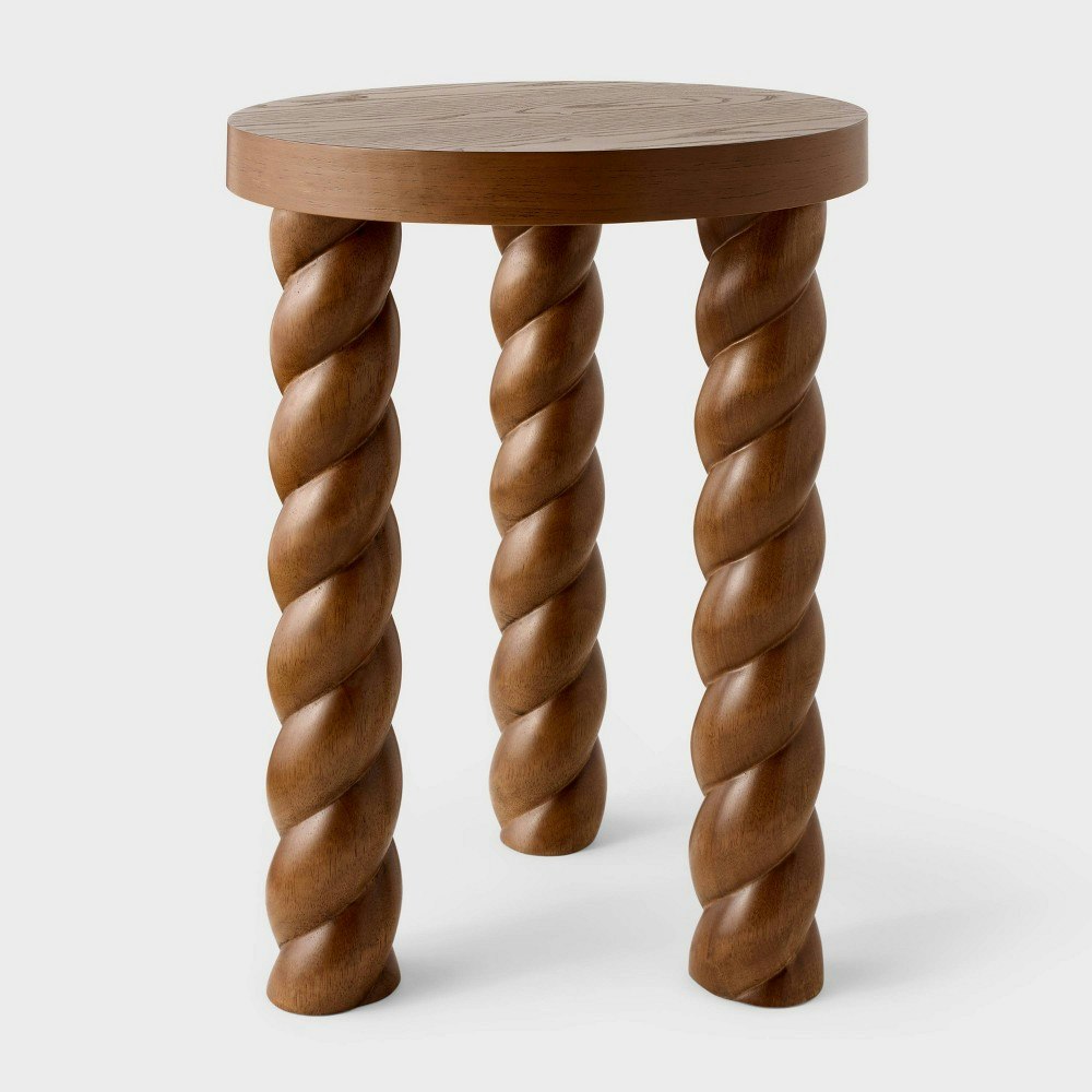 Threshold Designed with Studio McGee Braided Walnut Side Table: $150