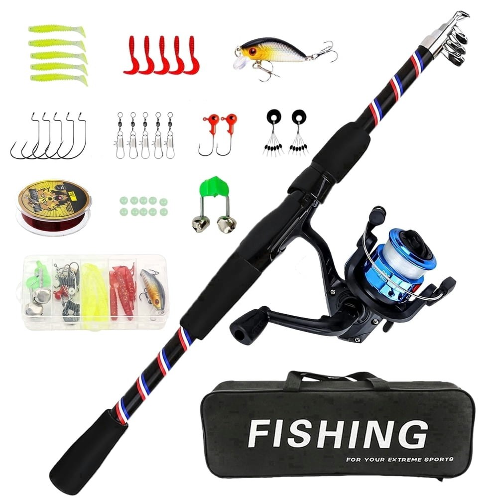 iFaveorr 70-Inch Fishing Rod and Reel Combo Kit: $26.79