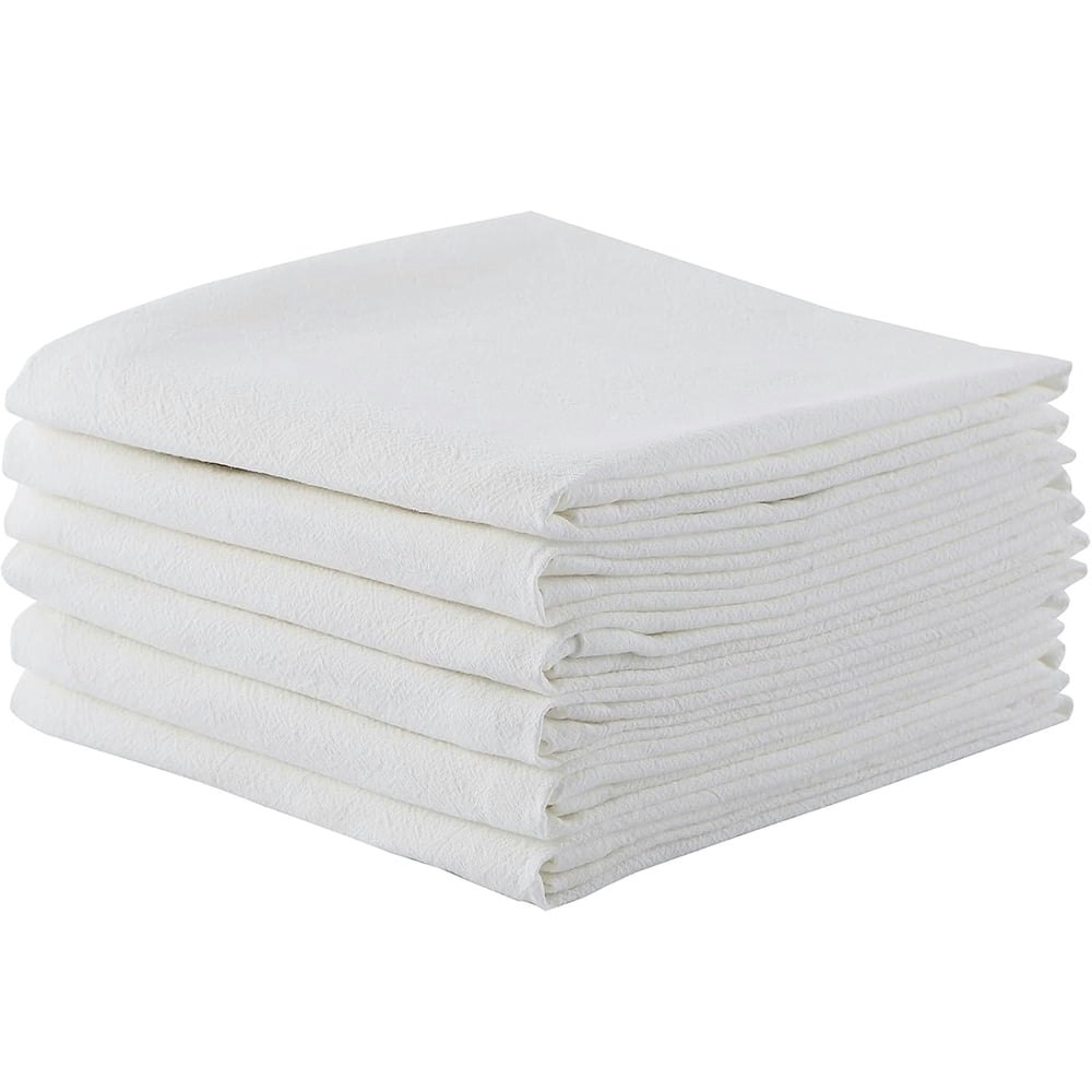 Clwellge 20" x 28" Cotton Flour Sack Towels 6-Pack: $12.98