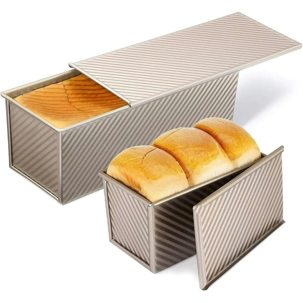 Behome Non-Stick Loaf Pan with Lid 2-Pack: $15.29 Behome Non-Stick Loaf Pan with Lid 2-Pack: $15.29